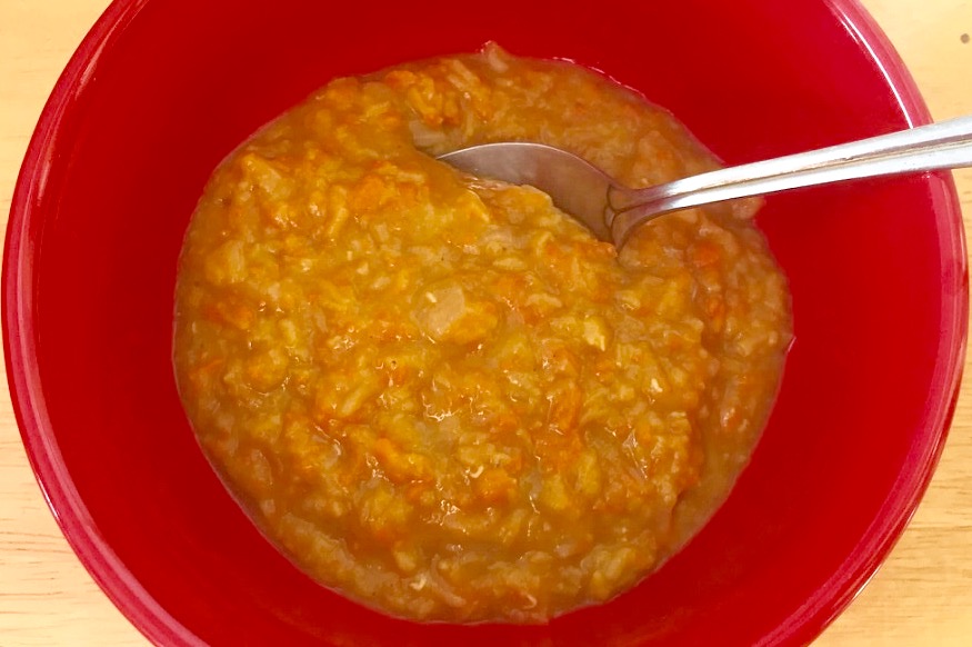 Cumin Carrot Red Split Lentils from Alexandersmom.com