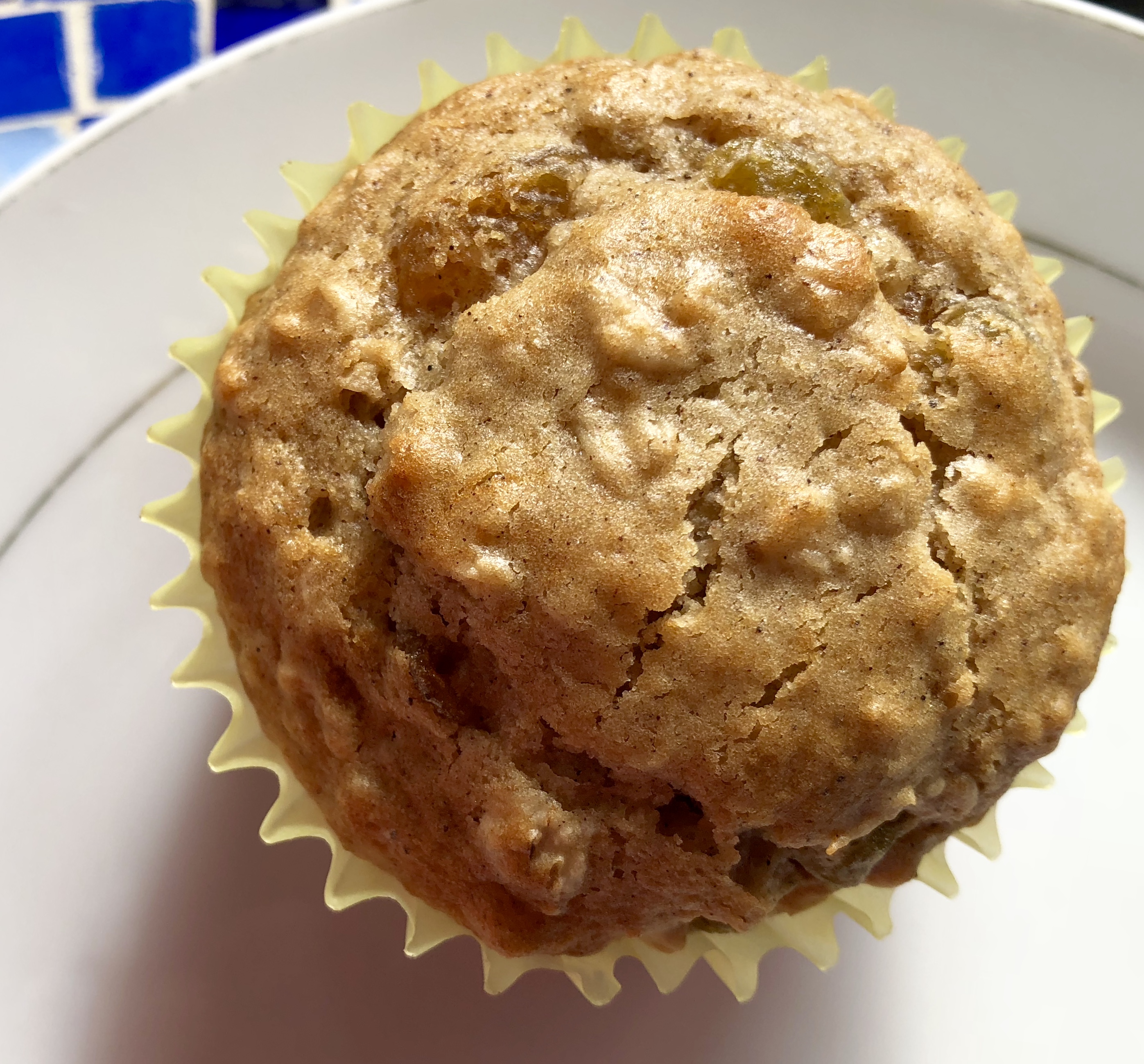 Oatmeal Golden Raisin Muffins from Alexandersmom.com