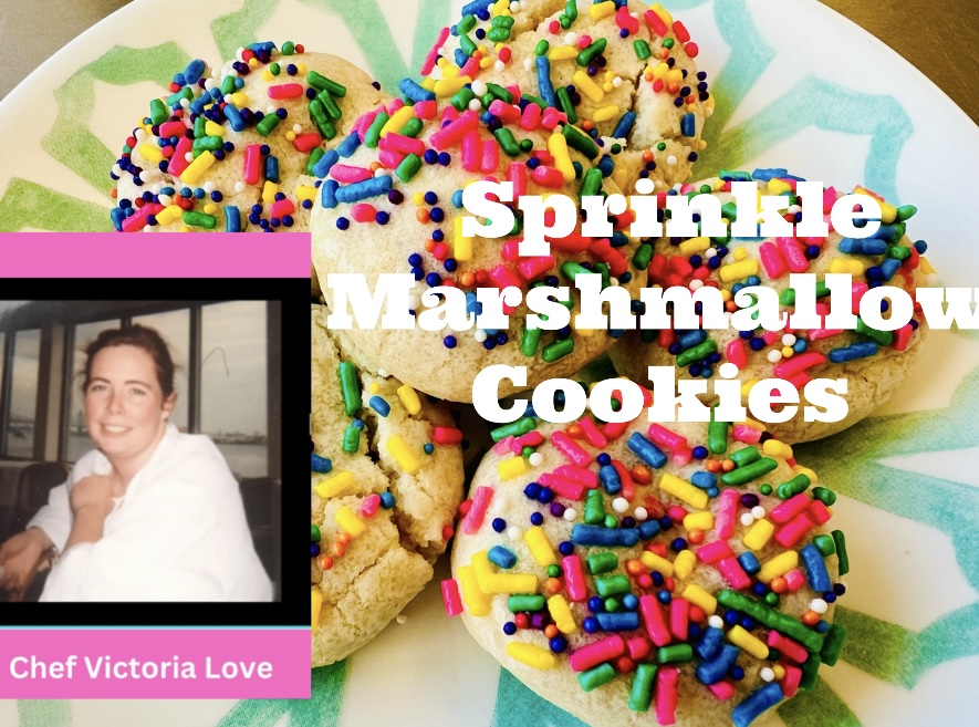 Sprinkle Marshmallow Cookies from Chef Victoria Love & Alexandersmom.com