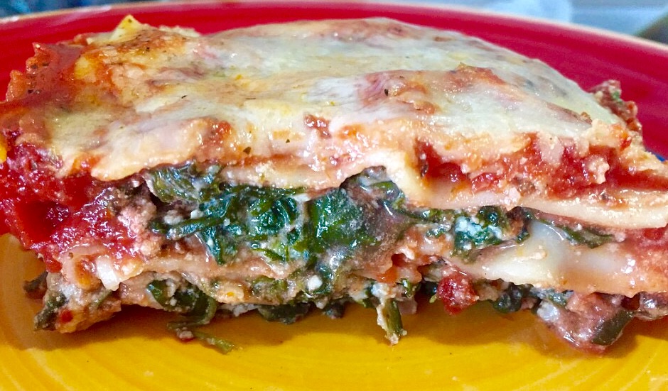 Scrumptious Spinach Lasagna from Alexandersmom.com